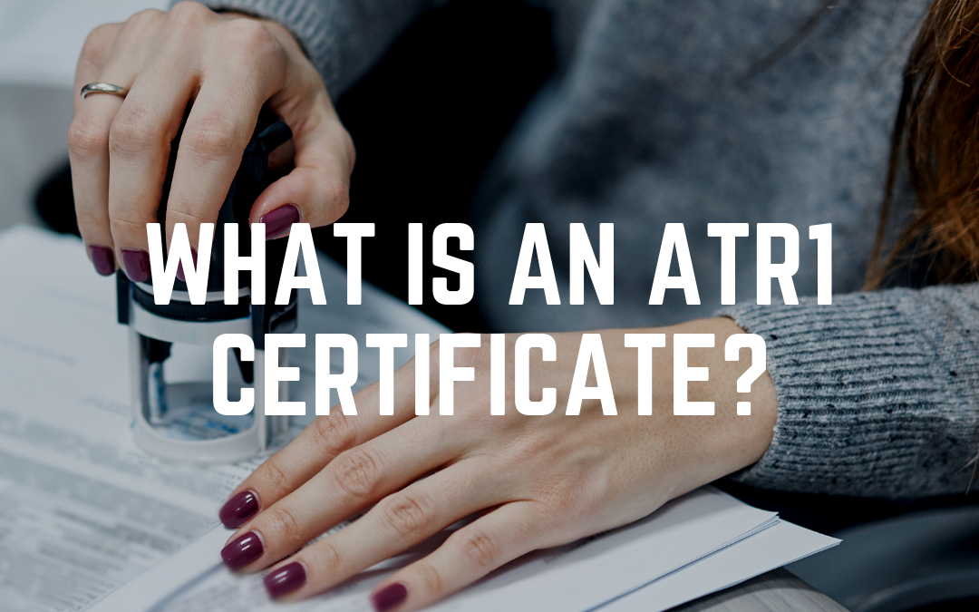 What is an ATR1 certificate?